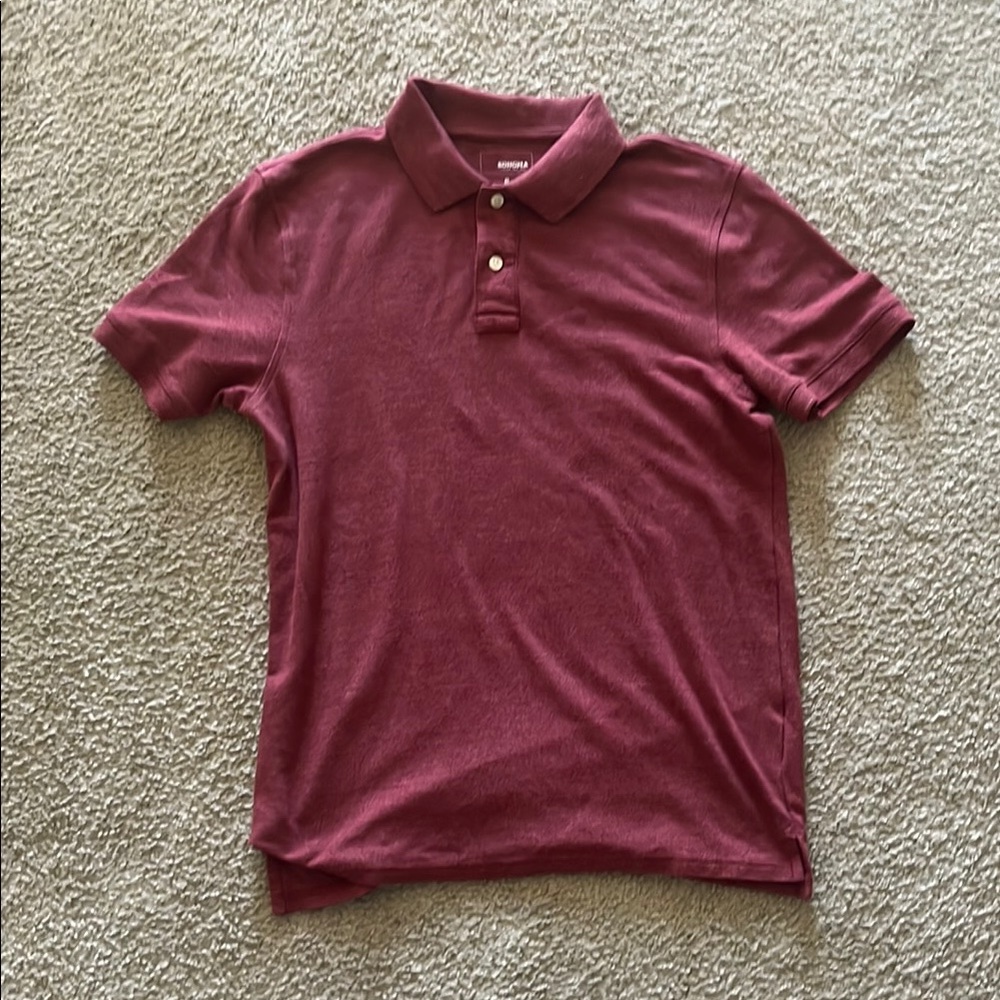 Sonoma Red Polo Shirt Classic Cotton Blend